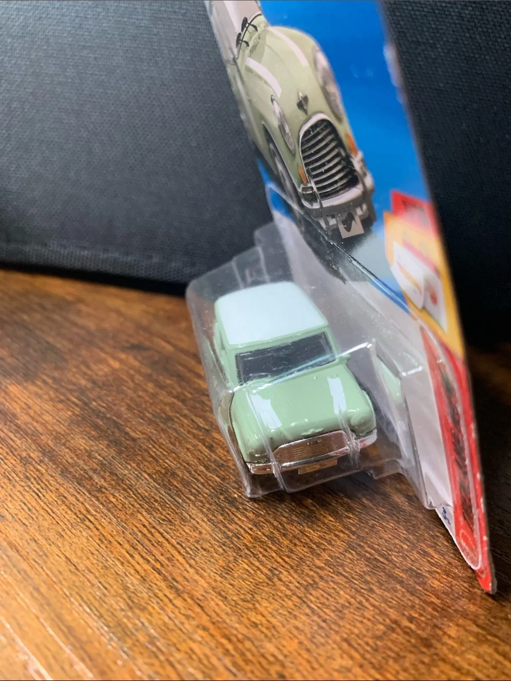 Hot Wheels Light Green Mini Cooper Die-Cast Toy Car